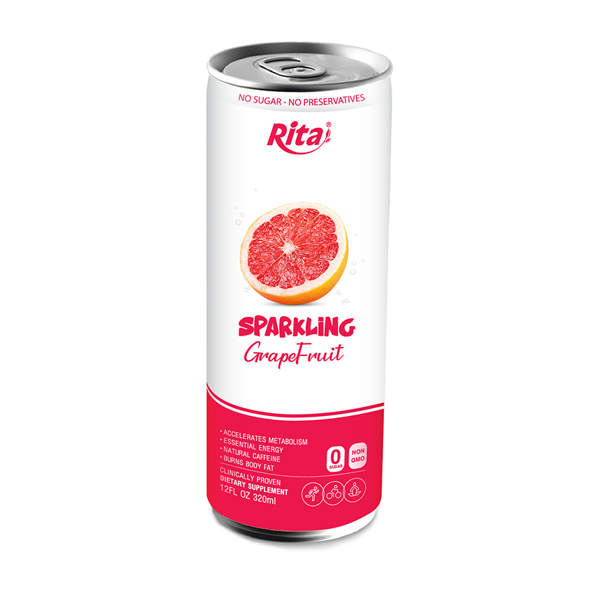 Rita Brand 250ml Canned Sparkling Grapefruit juice drink