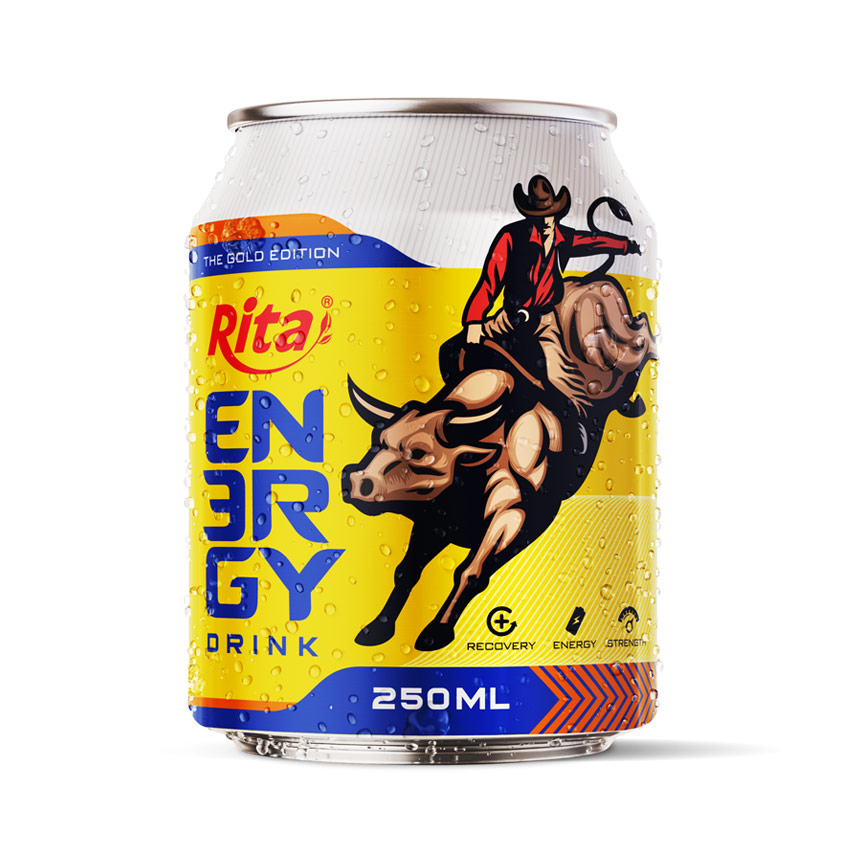Energy Drink 250 ml Short Canned Rita Brand