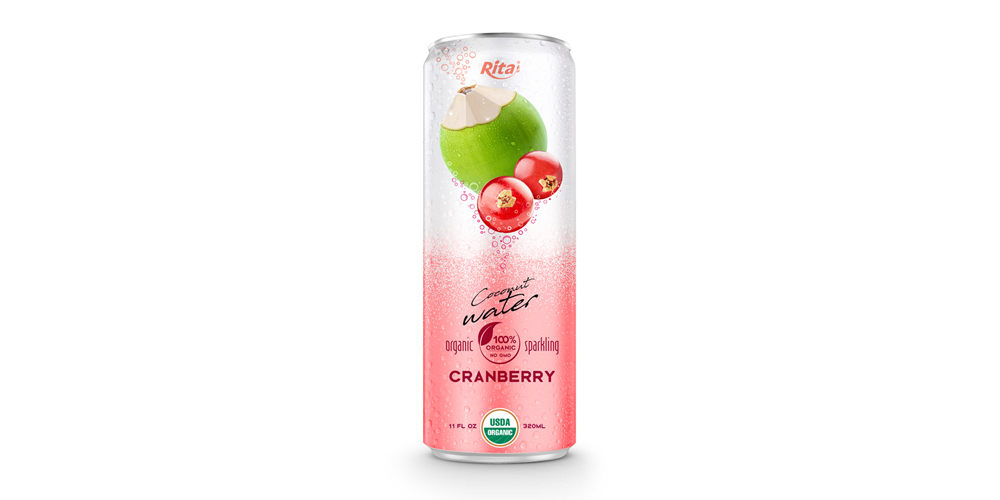 Coco Organic Sparkling with cranberry 320ml from RITA EU
