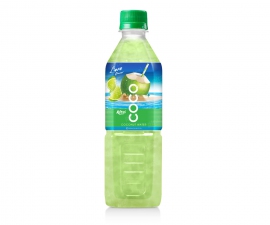 Coconut water with lime flavor