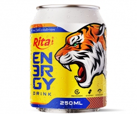 Energy Drink 250 ml Short Canned Rita Brand Manufacturers