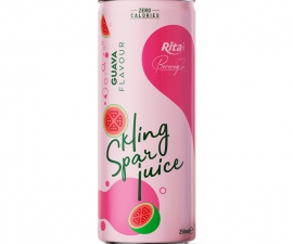 SPARKLING GUAVA JUICE 250 ML CANNED