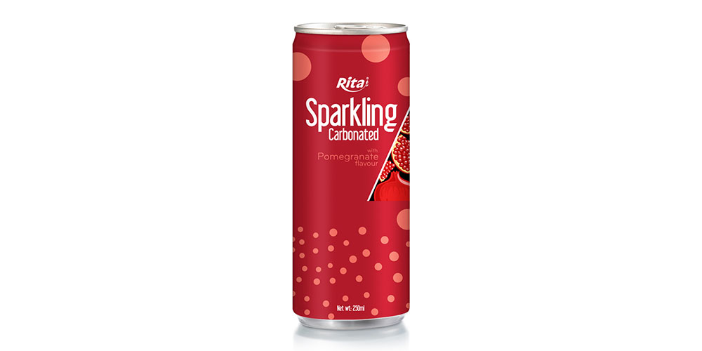 pomegranate Sparkling Carbonated 250ml can 