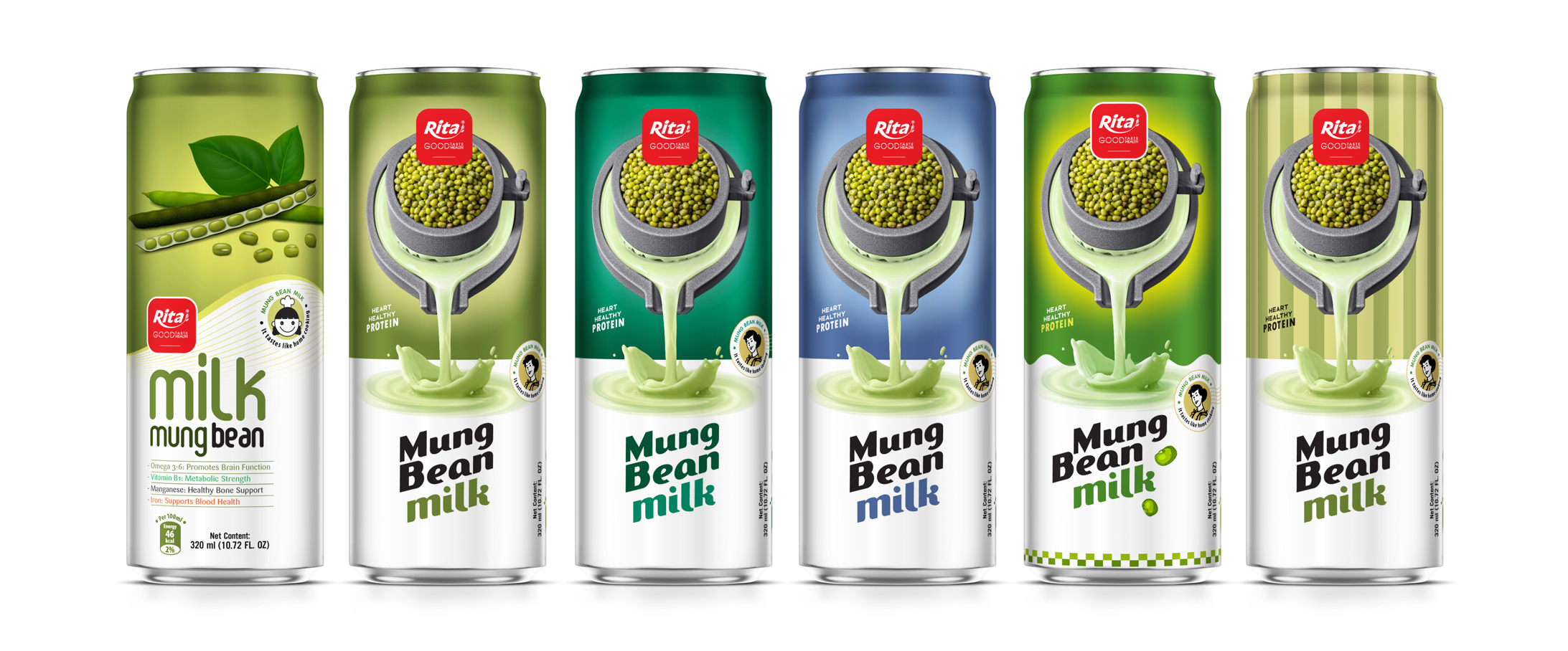 Totals Mung bean Milk 320ml Eng