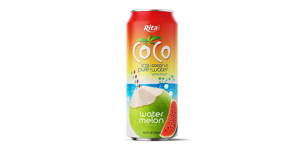 Watermelon Coco Pulp 500ml can 