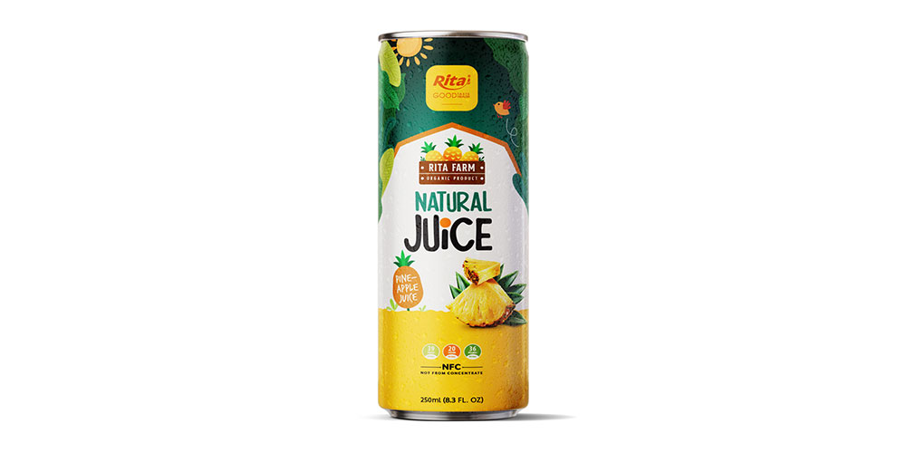 Natural Juice Pine 250ml Can