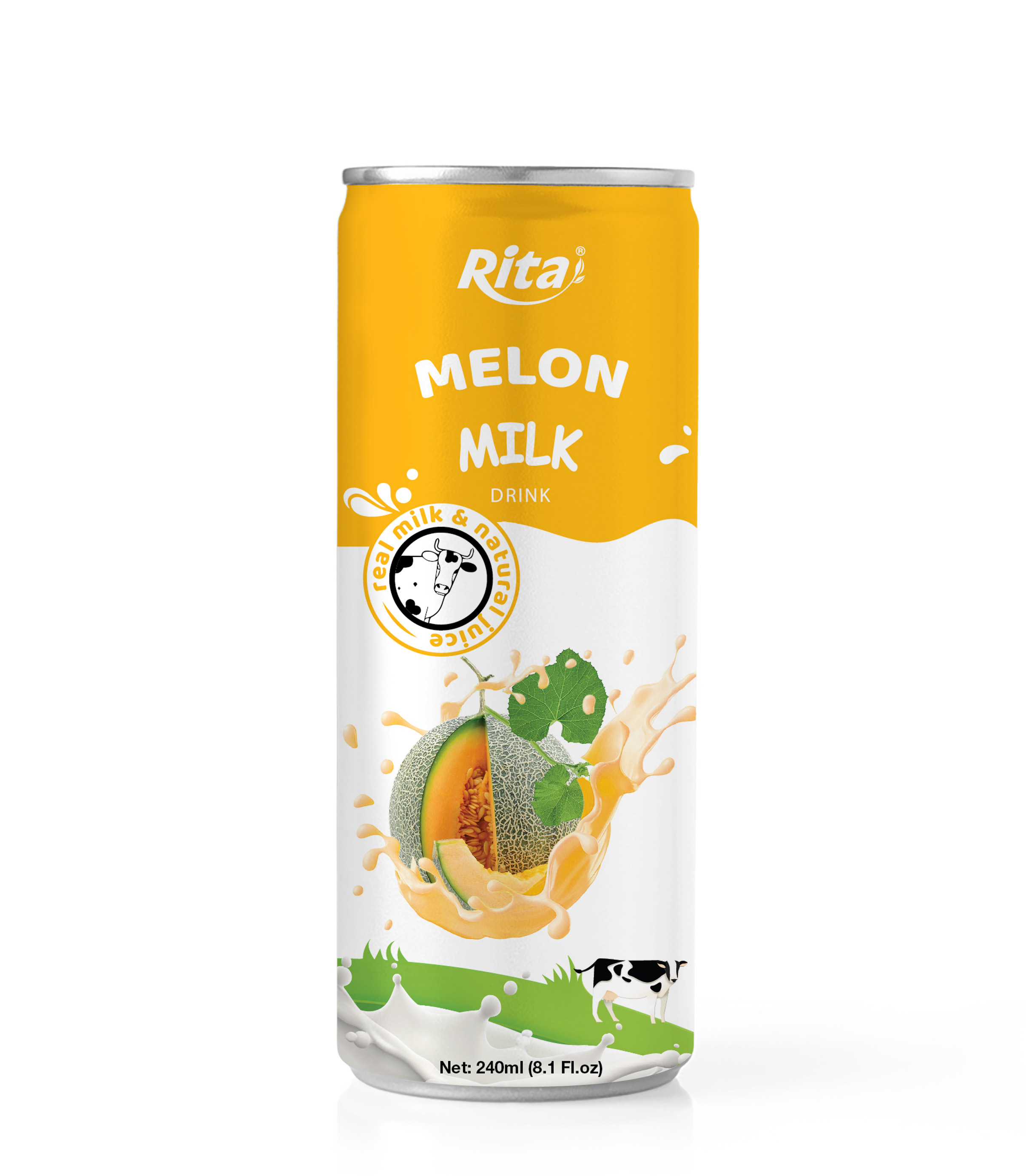 Best natrual Melon juice with real milk drink
