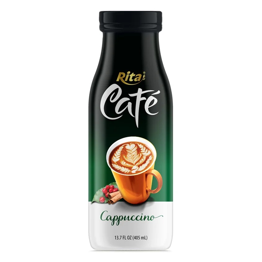 Wholesale Price Cappuchino Coffee Drink 405ml Glass Bottle