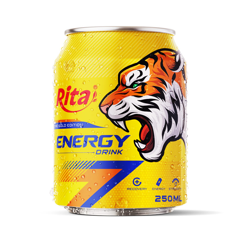 Energy Drink 250 ml Short Canned Rita Brand