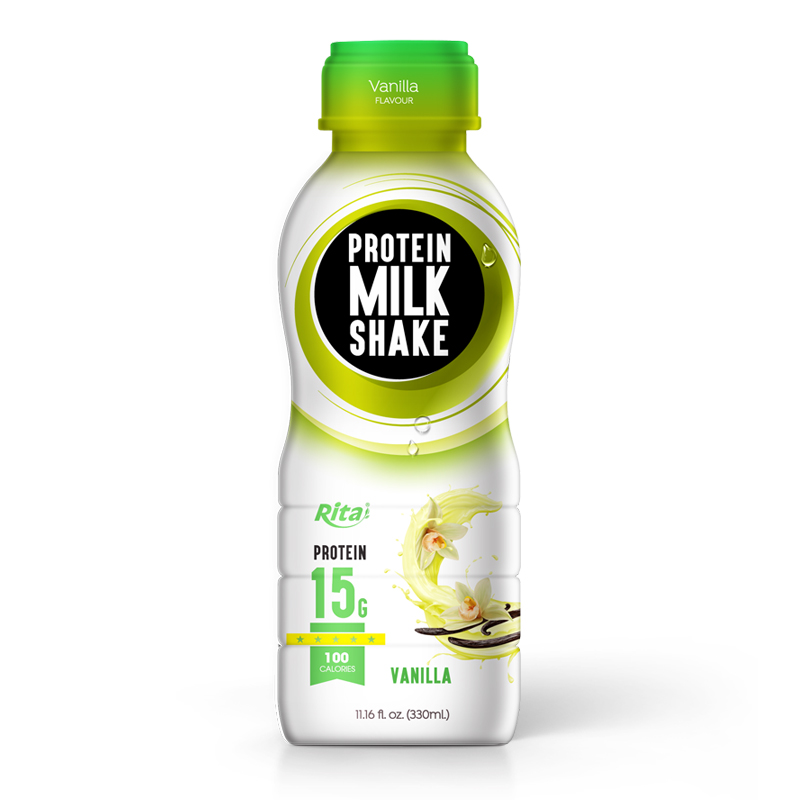 Protein Milk Shake with Vanilla flavor 330ml PP bottle (11.16 fl oz)