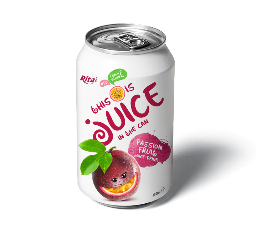  PASSION FRUIT JUICE DRINK 330ML CANNED
