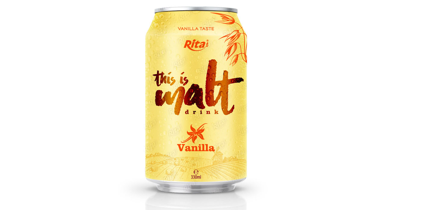 Vanilla flavor malt drink 330ml