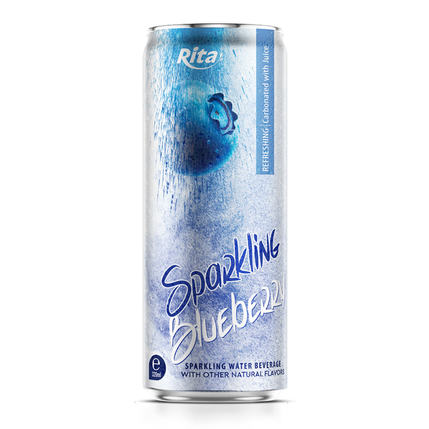 Experience the refreshing zest with Rita Sparkling Water Mix Blueberry Flavor