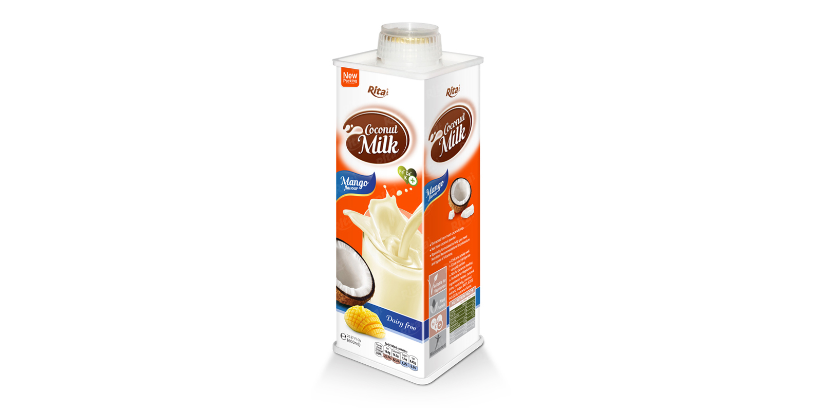 Real fruit juice  Coconut milk mango