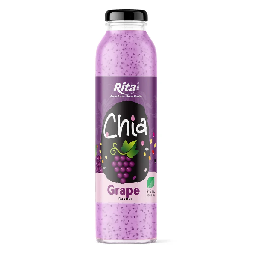 Chia Seeds Drink Grape Flavor - A Refreshing Fusion for the Perfect Drink