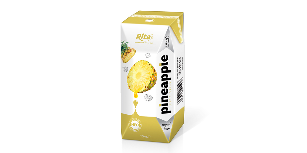 NFC fruit pineapple juice in prisma pak from RITA juice