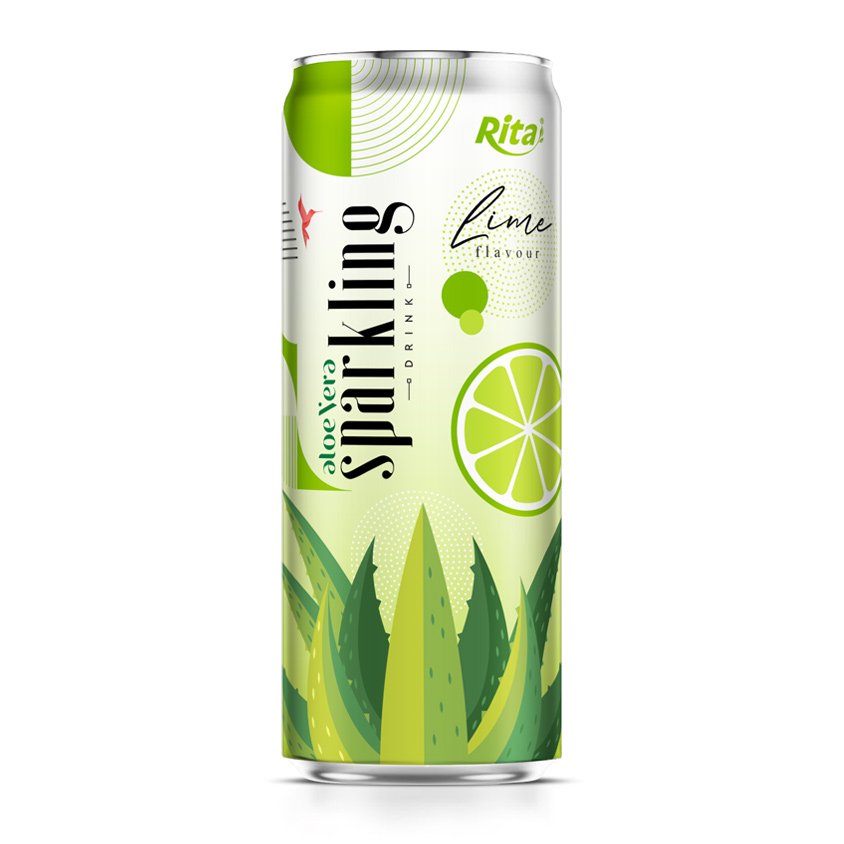 SPARKLING ALOE VERA WITH LIME330 ML