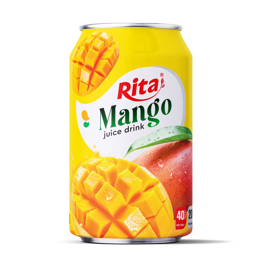 Best Fruit Juice 330ml Short Can With Mango Flavor