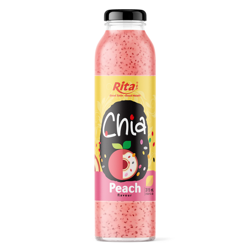 The Refreshing Power of Chia See Drink Peach Flavor