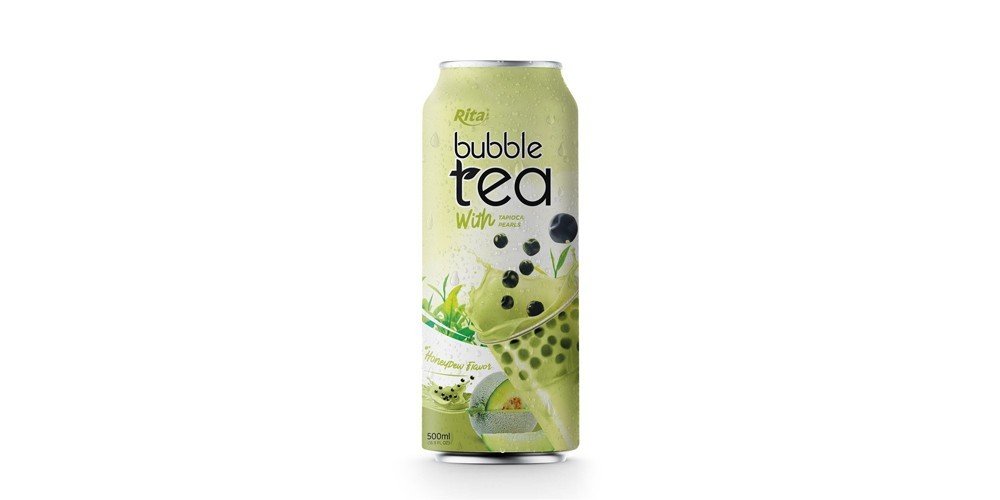 500ML CAN BUBBLE TEA WITH HONEY DEW FLAVOR