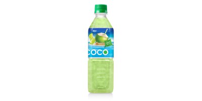 Coconut water with lime flavor  500ml Pet bottle