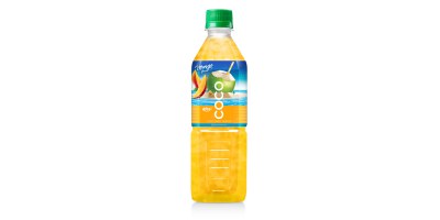 Coconut water with mango flavor  500ml Pet bottle