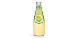 Basil seed Milk with banana from Juice 9