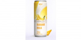 Banana milk drink 250ml slim can