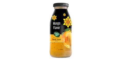 basil seed with mango  flavor 250ml glass bottle from RITA EU
