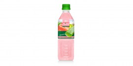 Aloe vera with strawberry juice 500ml Pet Bottle
