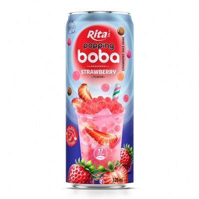 Best Popping Boba With Strawberry Flavor Canned