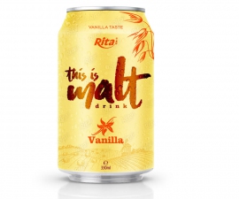 Vanilla flavor malt drink 330ml