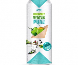 Supplier Natural Coconut water in 500 ml Alu Can