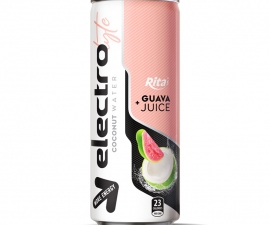 250ML ALU CAN ELECTROLYTE COCONUT WATER GUAVA  FLAVOR