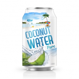 Supplier Coconut water 330 ml Alu Can Rita Brand