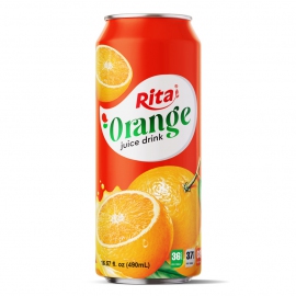 Real Best Fruit to Orange Juice Drink 490ml Cans