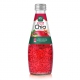 290ml Glass Bottle Chia Seed Drink with Pomegranate Flavor