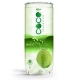 Sparking coconut water with kiwi flavor
