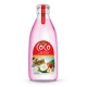 250ML GLASS BOTTLE COCONUT WATER WITH STRAWBERRY FLAVOR